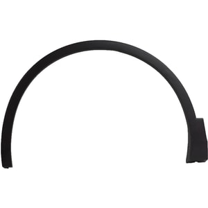 Front Wheel Opening Molding for 2018-2021 Volkswagen Tiguan, Left Driver, OE Style, Textured Black, without R-Line Package, Replacement