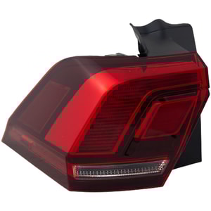 Outer LED Tail Light Assembly for Volkswagen Tiguan 2018-2023, Tiguan Limited 2017-2018, Left Driver, Replacement