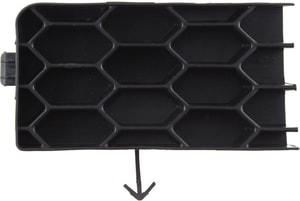 Front Bumper Grille for Scion XB 2004-2006, Left Driver, Outer, Textured Black, Plastic, Replacement