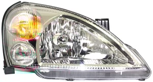 Headlight for Suzuki Aerio 2002-2007, Right Passenger Side, Lens and Housing, Replacement