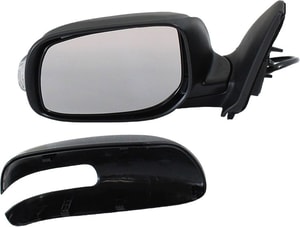 Power Mirror for TC 2011-2016, Left Driver Side, Manual Folding, Non-Heated, Paintable with Signal Light, Code 202, Replacement