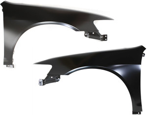 Front Fender Pair/Set for Honda Accord 1998-2002, Primed (Ready to Paint), Right Passenger and Left Driver, Coupe, Replacement