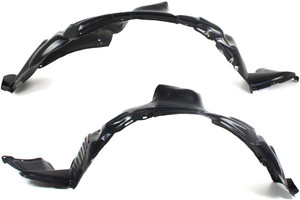 Front Fender Liner Pair/Set for 1998-2003 Sienna, Right Passenger and Left Driver Sides, Toyota Replacement, Pair/Set of 2