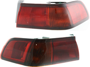Tail Light Assembly Pair/Set for 1997-1999 Toyota Camry, Right Passenger and Left Driver Mounted on Body, suitable for Japan/USA Built Vehicle (NAL Brand) - Replacement