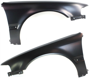 Front Fender Pair/Set for Honda Accord 1990-1993, Right Passenger and Left Driver, Primed (Ready to Paint), Replacement