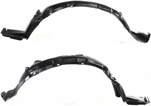 Front Fender Liner Pair/Set for 1990-1993 Honda Accord, Right Passenger and Left Driver Side Replacement