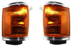 Corner Light Assembly for 1987-1988 Toyota Pickup, Right Passenger & Left Driver Side, Pair/Set of 2, Replacement