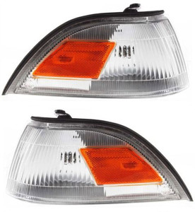 Corner Light Assembly for Toyota Corolla 1988-1992, Right Passenger and Left Driver, Pair/Set of 2 Replacement