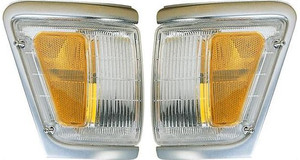 Corner Light for TOYOTA PICKUP 1992-1995, Right Passenger and Left Driver, Pair/Set of 2, Replacement Assembly Set
