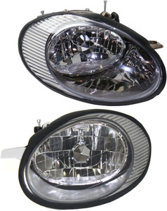 Headlight Assembly Pair/Set for 1996-1998 Taurus, Halogen, Right Passenger and Left Driver, up to June 10, 1998 Replacement