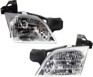 Headlight Assembly Pair/Set for Chevrolet Venture 1997-2005 Composite Halogen, Right Passenger and Left Driver Replacement