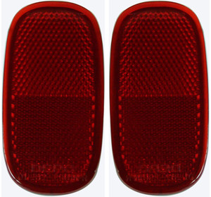 Rear Bumper Reflector Light for Toyota RAV4 (1996-2005) / Matrix (2011-2014), Right Passenger and Left Driver Pair/Set of 2 Replacement
