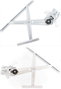Front Window Regulator Pair/Set for 1989-1995 Toyota Pickup and 1990-1995 4Runner, Manual, 2-Door, Without Vent Window, Right Passenger and Left Driver Replacement
