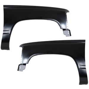 Pair/Set - Front Fender for Chevrolet C/K Full Size Pickup 1988-2000, Right Passenger and Left Driver, Primed (Ready to Paint) Replacement Set