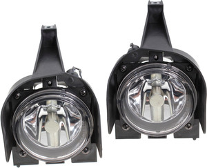 Front Fog Light Assembly Pair/Set for 1999-2001 Ford Explorer, Includes Right Passenger and Left Driver Lights, Replacement