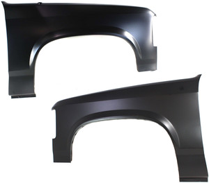 Front Fender Pair/Set for 1987-1996 Dakota, Right Passenger and Left Driver, Primed (Ready to Paint) Replacement