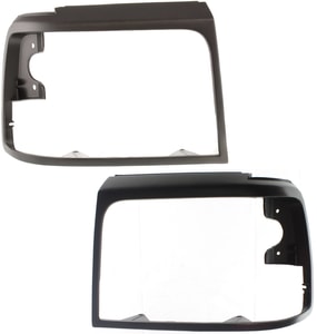 Headlight Door Pair/Set for Ford F-Series 1992-1997, Right Passenger and Left Driver Replacement, Suitable for F-150, F-250, F-350