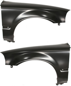 Front Fender Pair/Set for Honda Civic 1996-1998, Right Passenger and Left Driver, Primed (Ready to Paint) Replacement