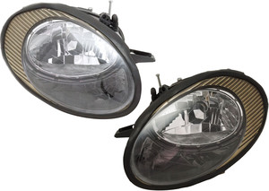 Headlight Assembly for 1998-1999 Taurus, Right Passenger and Left Driver, Halogen, From June 10th, 1998 Replacement Pair/Set