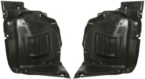 Front Fender Liner Pair/Set for 1996-1999 Pathfinder, Right Passenger and Left Driver Section, Suitable until 12-1998, Nissan Replacement