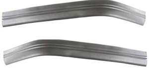 Front Bumper Molding Pair/Set for Ford F-Series/Bronco (1992-1996), Right Passenger and Left Driver, Fits Bumper with Center Air Holes - Replacement -Fits F-150, F-250, F-350, F-Super Duty, Bronco.