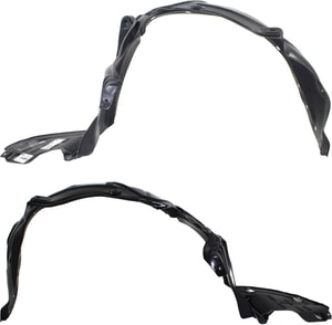 Front Fender Liner Pair/Set for 2002-2003 Acura TL, Right Passenger and Left Driver Replacement