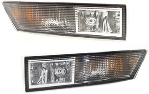 Front Fog Light Assembly for 2007-2014 Cadillac Escalade, Right Passenger and Left Driver Replacement Pair/Set