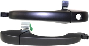 Front Exterior Door Handle Pair/Set for 2007-2010 Chrysler Sebring and 2008-2020 Dodge Grand Caravan, Right Passenger and Left Driver, Smooth Primed (Ready to Paint) Replacement