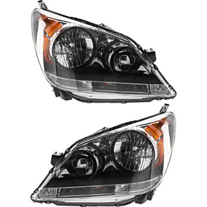 Headlight Assembly for Honda Odyssey 2008-2010, Right Passenger and Left Driver, Halogen, Replacement Pair/Set
