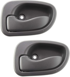 Front and Rear Interior Door Handle Set for Hyundai Accent 1995-1999, Left Driver Side Replacement
