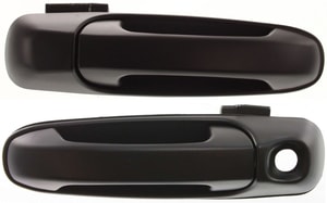 Front Exterior Door Handle Pair/Set for Jeep Grand Cherokee 1999-2004 / Liberty 2002-2007, Right Passenger and Left Driver Replacement