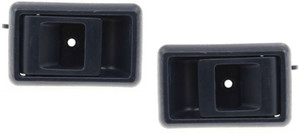 Blue Front Interior Door Handle Pair/Set for 1989-1992 Chevrolet Prizm, 1995-2000 Toyota Tacoma Pickup, Right Passenger and Left Driver, Replacement