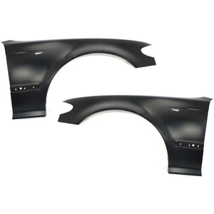 Front Fender Pair/Set for BMW 3-Series 2002-2005, Right Passenger and Left Driver, Primed (Ready to Paint) Replacement. Fits: 316, 318, 320, 323, 325, 328, 330.