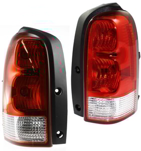 Tail Light Assembly Pair/Set for Buick Terraza 2005-2007, Saturn Relay 2005-2007, Chevy Uplander 2005-2009, Pontiac Montana SV6 2005-2009, Right Passenger and Left Driver Replacement