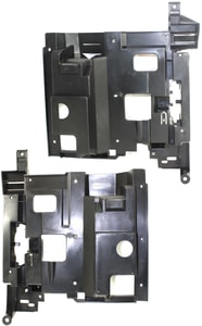 Headlight Housing Support Bracket Pair/Set for 2002-2006 Cadillac Escalade, Right Passenger and Left Driver Head Light Bracket, CAPA-Certified Replacement
