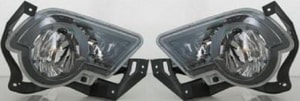 Front Fog Light Assembly for Chevrolet Avalanche 2002-2006, Right Passenger and Left Driver, with Body Cladding Replacement Pair/Set