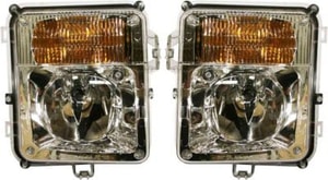 Front Fog Light Assembly for Cadillac SRX 2004-2009, Right Passenger and Left Driver Signal Light, Replacement Pair/Set
