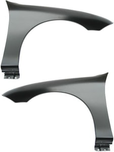 Front Fender Pair/Set for Chevrolet Cavalier 2000-2005, Right Passenger and Left Driver, Primed (Ready to Paint), Replacement