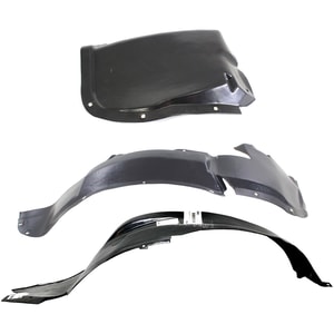 Front Fender Liner Pair/Set for Chrysler Sebring Convertible 1996-2000, Right Passenger and Left Driver Front Section, Replacement