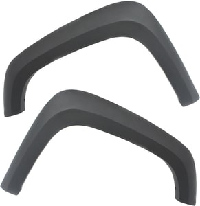Front Wheel Opening Molding Pair/Set for Chevrolet Canyon/Colorado 2004-2012, Right Passenger and Left Driver, OE Style, Textured Gray, with Off Road Package, Replacement