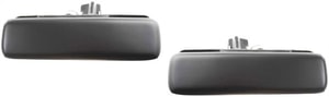 Front Door Handle Pair/Set for Chevrolet Astro/Safari (1985-2005), Trans Sport (1990-1996) - Includes Right Passenger and Left Driver Handles, Outside, Black, Replacement