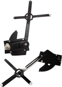 Manual Front Window Regulator Pair/Set for Chevrolet/GMC C/K Suburban, 1977-1991, Right Passenger and Left Driver Replacement