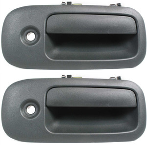 Rear Exterior Door Handle Set for Chevrolet Express/Savana Van 1996-2002, Right Passenger Side, Hinged Door, Textured Black Replacement
