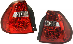 Tail Light Assembly Pair/Set for 2004-2008 Chevrolet Malibu, Right Passenger and Left Driver, Excluding Maxx Model, Replacement