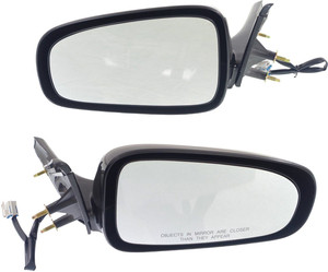 Power Mirror Pair/Set for 2000-2005 Chevrolet Impala, Right Passenger and Left Driver, Non-Folding, Non-Heated, Paintable Replacement