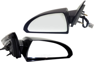 Power Mirror Pair/Set for Chevrolet Impala 2006-2013/Impala Limited 2014-2016, Right Passenger and Left Driver, Non-Folding, Non-Heated, Paintable, with Smooth Black Base, Replacement