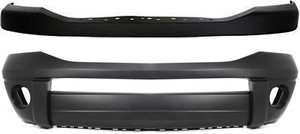 Front Bumper Cover Set for Dodge Full Size Pickup 2006-2009, Upper and Lower, Primed (Ready to Paint) Replacement