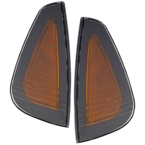 Pair/Set - Front Side Marker Light Assembly for Dodge Charger 2006-2010, Right Passenger and Left Driver, Replacement Set