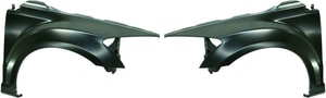 Front Fender Pair/Set for Dodge Caliber, 2007-2012, Right Passenger and Left Driver, Primed (Ready to Paint) - Replacement