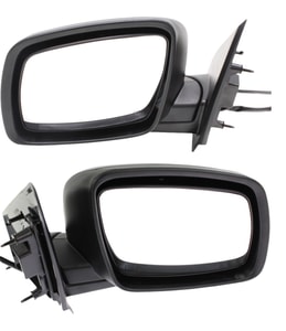 Pair/Set - Power Folding Heated Mirrors for Dodge Journey 2011-2018, Right Passenger and Left Driver, Paintable, Type 2 Replacement